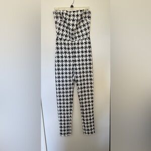 Fashion Nova Black and White Jumpsuit